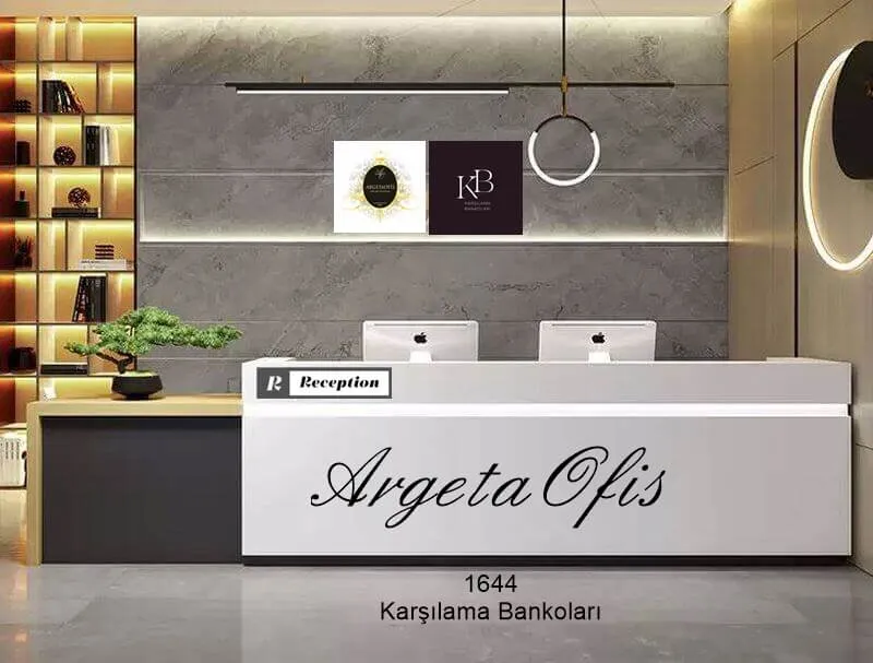 1644 Karşılama Banko - Köşe Birleştirmeli Fonksiyonel 1644 Karşılama Banko