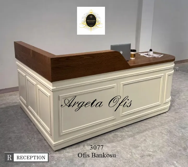 3077 Karşılama Banko - Minimalist ve Zarif Çizgiler 3077 Karşılama Banko